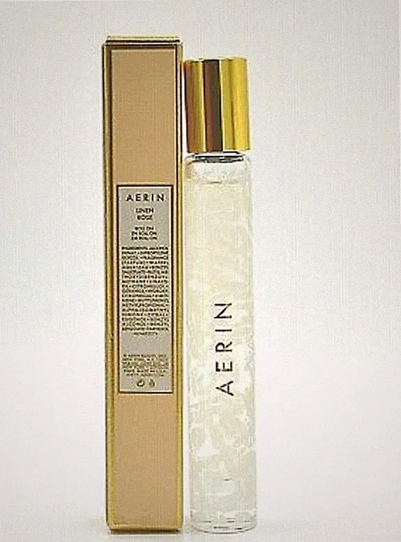 Aerin LINEN ROSE Eau de Cologne Rollerball 0.27 oz. Perfume Roll-On New in Box