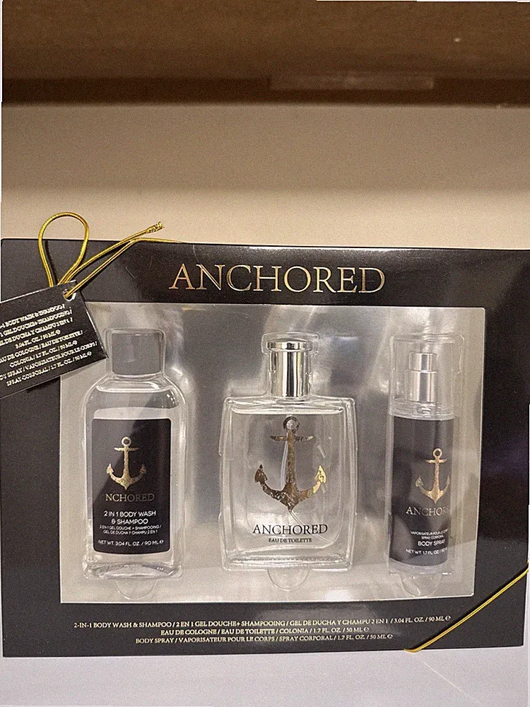 Anchored 2-in-1 Body Wash &shampoo + Body Spray +Eau De Cologne