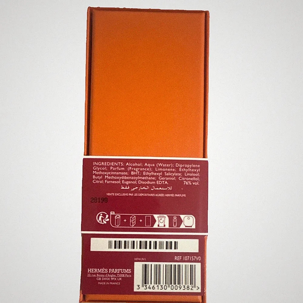 Hermès Eau de rhubarbe écarlate Eau de Cologne 3.3 fl oz Natural Spray