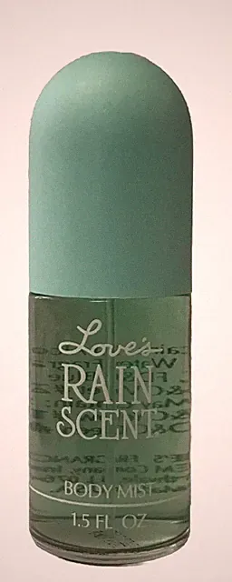 Love’s by MEM Rain Scent Body Mist Spray 1.5 fl oz glass bottle 90s