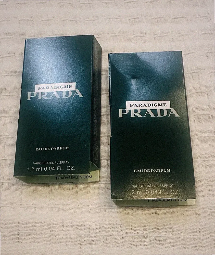 PARADIGME PRADA Eau de Parfum .04 oz SAMPLE VIAL Travel Spray Cologne Perfume