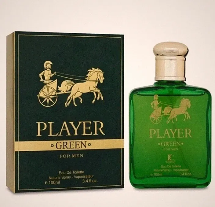 PLAYER GREEN for MEN designer 3.4 oz EDP cologne spray